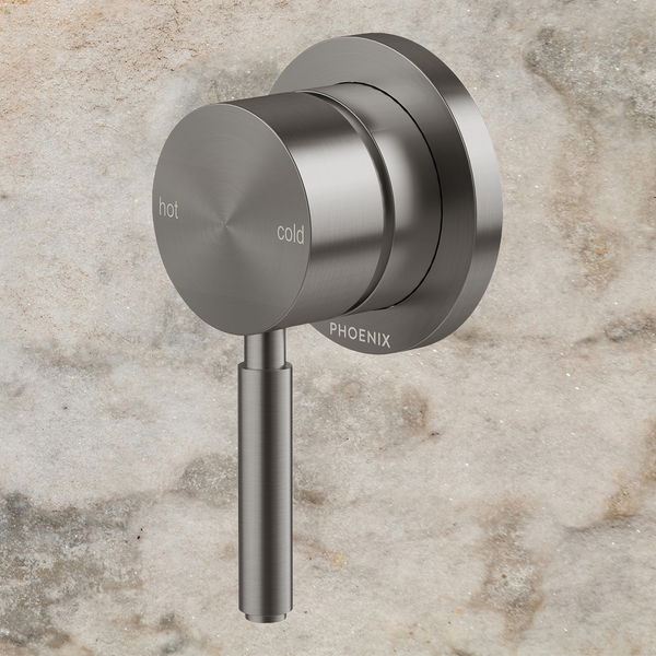 Phoenix Vivid MKII SwitchMix Shower/Wall Mixer (Fit-Off Kit) Brushed Carbon Lead Free