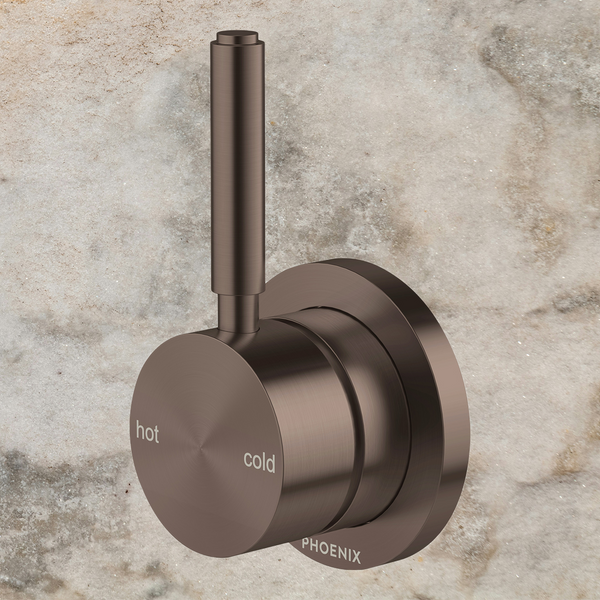 Phoenix Vivid MKII SwitchMix Shower/Wall Mixer Pin Up (Fit-Off Kit) Brushed Bronze Lead Free