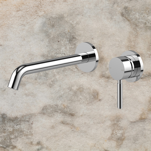 Phoenix Vivid MKII SwitchMix Wall Basin/Bath Mixer Set 200mm (Complete Kit) Chrome Lead Free