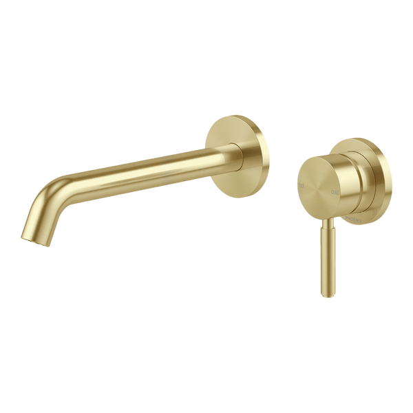 Phoenix Vivid MKII SwitchMix Wall Basin/Bath Mixer Set 200mm (Fit-Off Kit) Brushed Gold Lead Free