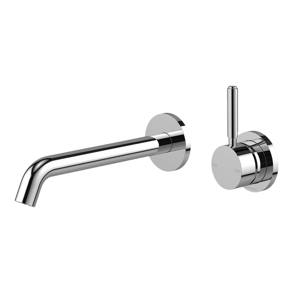 Phoenix Vivid MKII SwitchMix Wall Basin/Bath Mixer Set 200mm Pin Up (Complete Kit) Chrome Lead Free