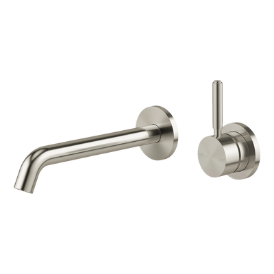 Phoenix Vivid MKII SwitchMix Wall Basin/Bath Mixer Set 200mm Pin Up (Complete Kit) Brushed Nickel Lead Free
