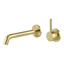 Phoenix Vivid MKII SwitchMix Wall Basin/Bath Mixer Set 200mm Pin Up (Fit-Off Kit) Brushed Gold Lead Free