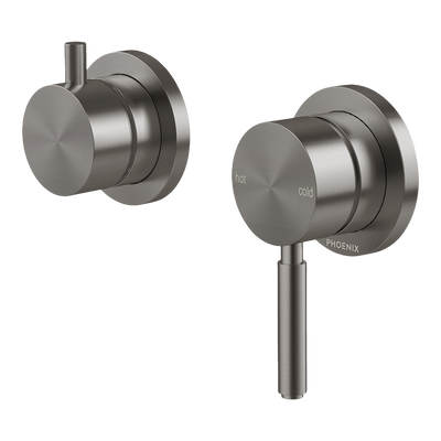 Phoenix Vivid MKII SwitchMix Shower/Bath Diverter Mixer (Complete Kit) Brushed Carbon Lead Free