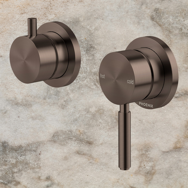 Phoenix Vivid MKII SwitchMix Shower/Bath Diverter Mixer (Fit-Off Kit) Brushed Bronze Lead Free