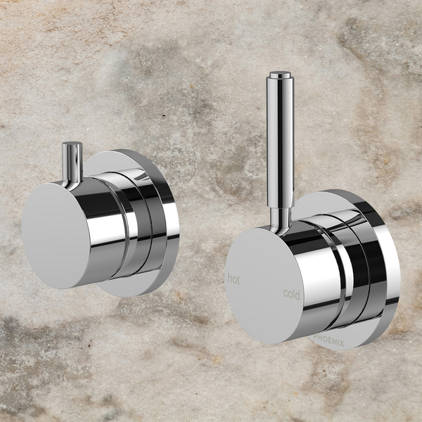 Phoenix Vivid MKII SwitchMix Shower/Bath Diverter Mixer Pin Up (Fit-Off Kit) Chrome Lead Free