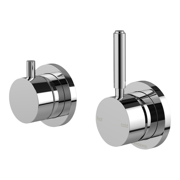 Phoenix Vivid MKII SwitchMix Shower/Bath Diverter Mixer Pin Up (Fit-Off Kit) Chrome Lead Free