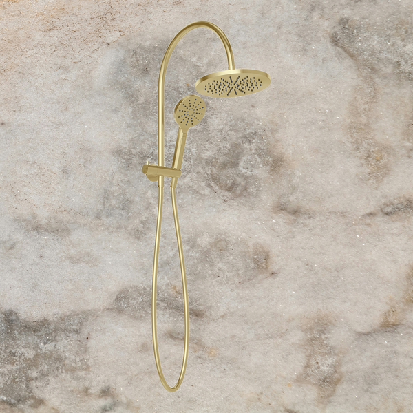 Phoenix Vivid MKII Compact Twin Shower Brushed Gold