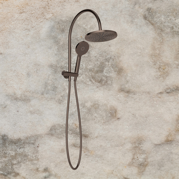 Phoenix Vivid MKII Compact Twin Shower Brushed Bronze