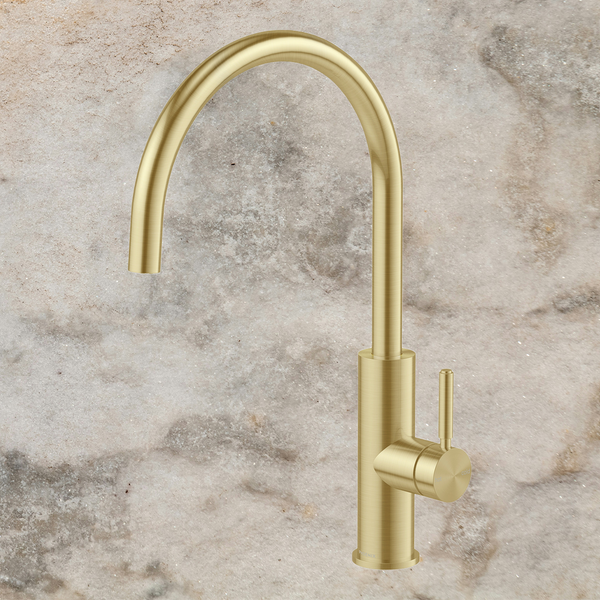 Phoenix Vivid MKII Sink Mixer 230mm Brushed Gold Lead Free