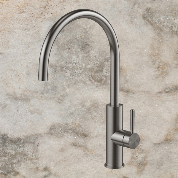 Phoenix Vivid MKII Sink Mixer 230mm Brushed Carbon Lead Free