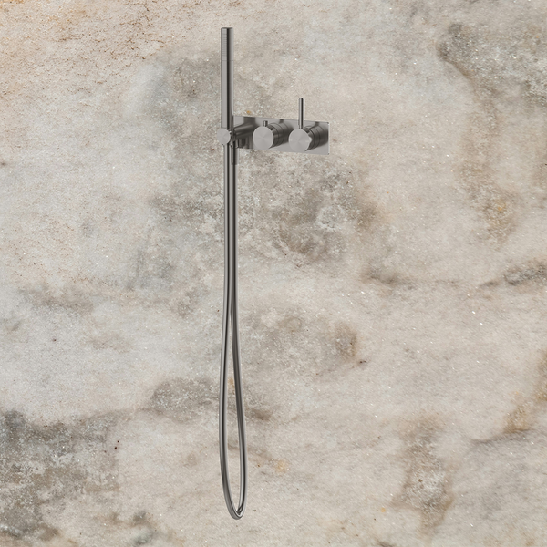 Phoenix Vivid MKII Wall Shower System Brushed Carbon