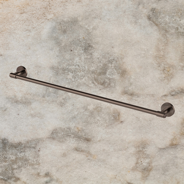 Phoenix Vivid MKII Single Towel Rail 800mm Brushed Bronze