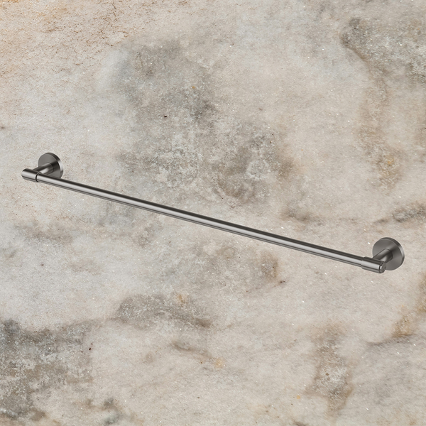 Phoenix Vivid MKII Single Towel Rail 800mm Brushed Carbon