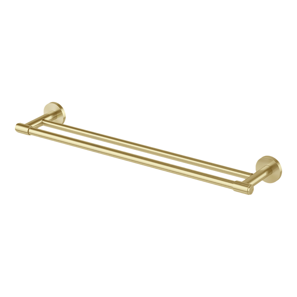 Phoenix Vivid MKII Double Towel Rail 600mm Brushed Gold