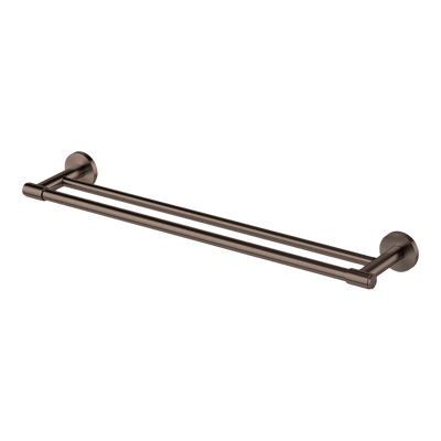 Phoenix Vivid MKII Double Towel Rail 600mm Brushed Bronze