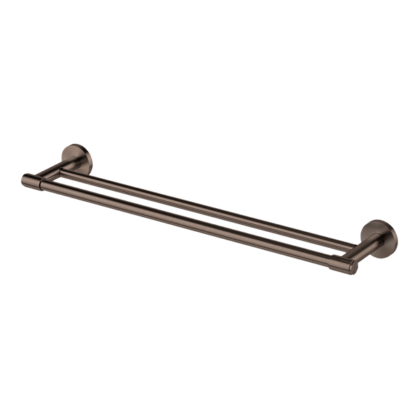 Phoenix Vivid MKII Double Towel Rail 600mm Brushed Bronze