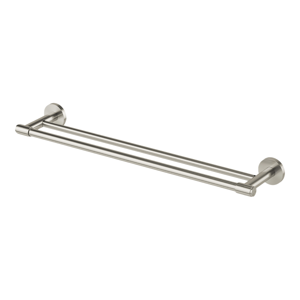 Phoenix Vivid MKII Double Towel Rail 600mm Brushed Nickel