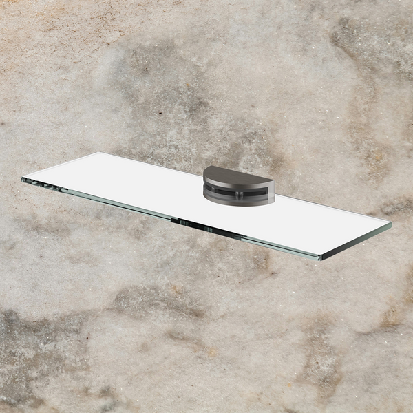 Phoenix Vivid MKII Glass Shelf 300mm Brushed Carbon