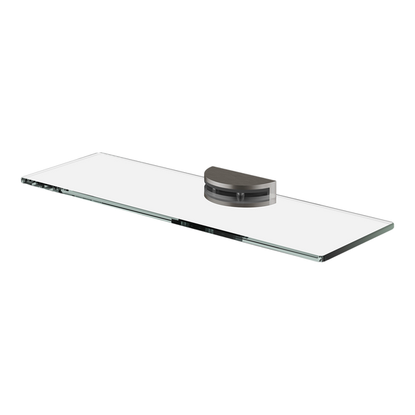 Phoenix Vivid MKII Glass Shelf 300mm Brushed Carbon