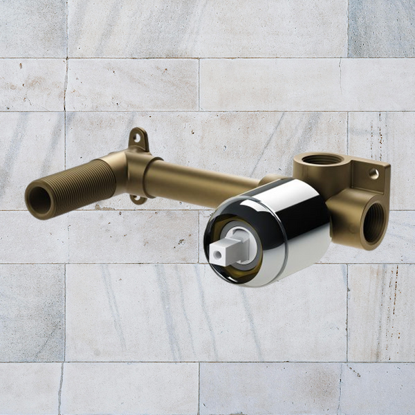 Phoenix Builders Wall Mixer Set Breech Only Lead Free Chrome