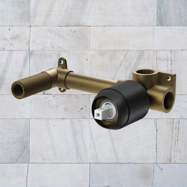 Phoenix Builders Wall Mixer Set Breech Only Lead Free Matte Black