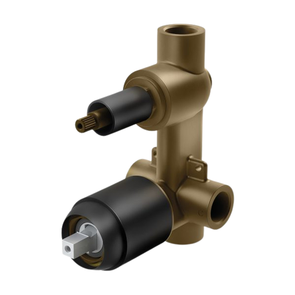 Phoenix Builders Shower / Bath Diverter Mixer Body Only Matte Black