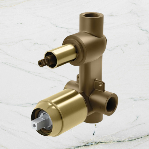 Phoenix Builders Shower / Bath Diverter Mixer Body Only Brushed Gold