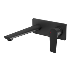 Phoenix Arlo Wall Basin / Bath Mixer Set 200mm Trim Kit Only Lead Free Matte Black