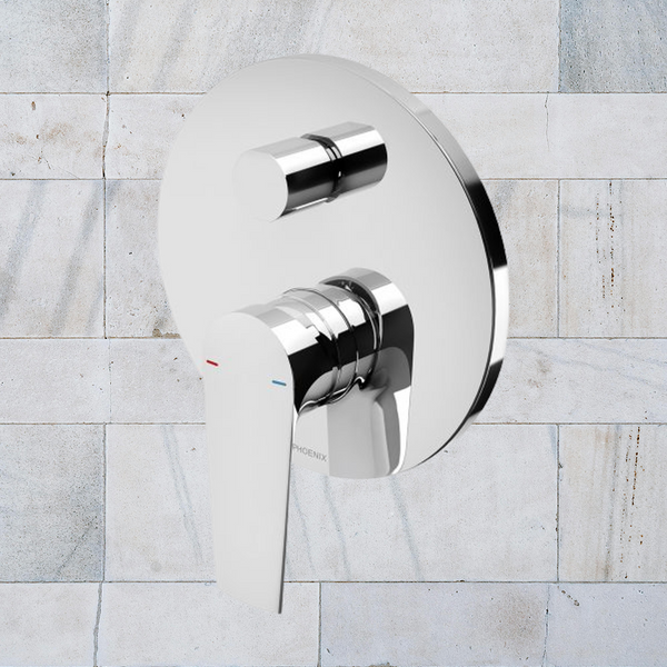Phoenix Arlo Shower / Bath Diverter Mixer (Trim Kit Only) Chrome