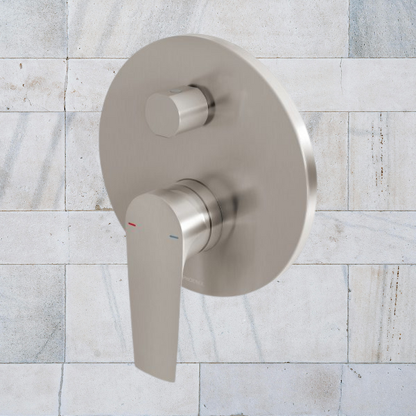Phoenix Arlo Shower / Bath Diverter Mixer (Trim Kit Only) Brushed Nickel