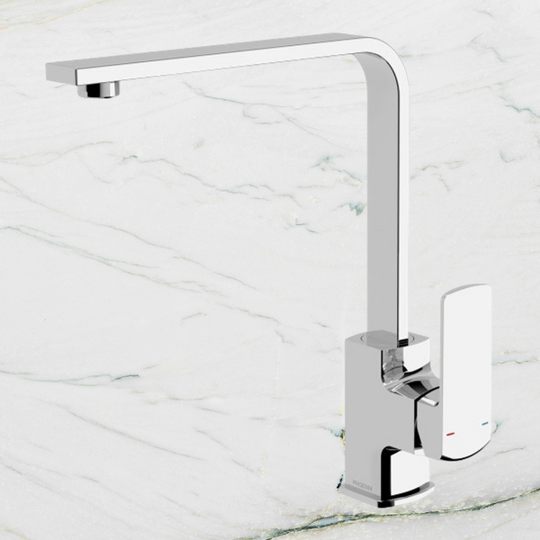 Phoenix Teva Sink Mixer 200mm Squareline Chrome