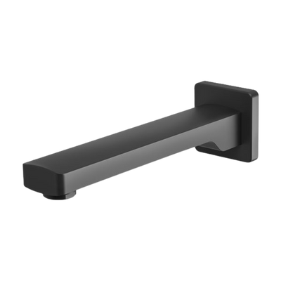Phoenix Teva Wall Bath Outlet 200mm Matte Black