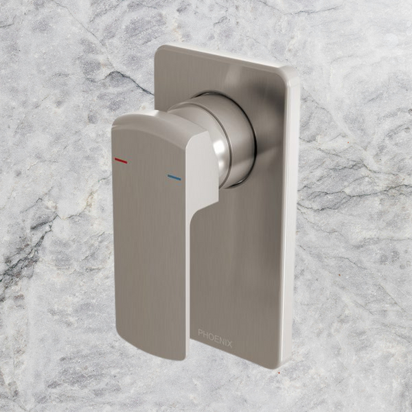 Phoenix Teva Shower / Wall Mixer (Trim Kit Only) Brushed Nickel