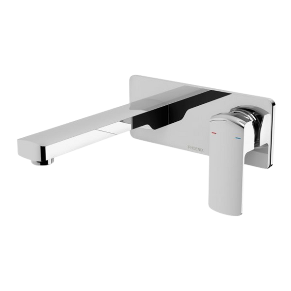 Phoenix Teva Wall Basin / Bath Mixer Set 200mm (Trim Kit Only) Lead Free Chrome