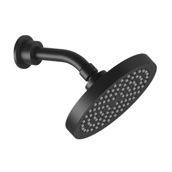 Phoenix Pina Shower Arm & 150mm Round Rose Matte Black