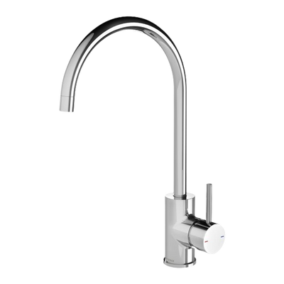 Phoenix Pina Sink Mixer 200mm Gooseneck Lead Free Chrome