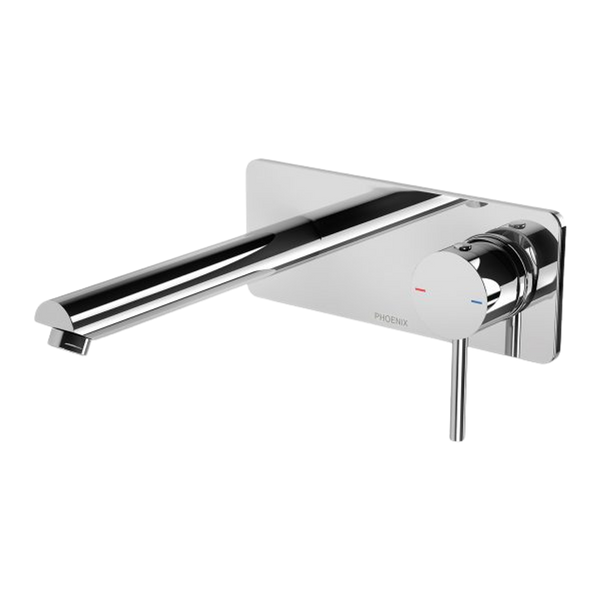 Phoenix Pina Wall Basin / Bath Mixer Set 180mm (Trim Kit Only) Lead Free Chrome
