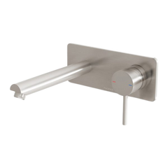 Phoenix Pina Wall Basin / Bath Mixer Set 180mm (Trim Kit Only) Lead Free Brushed Nickel