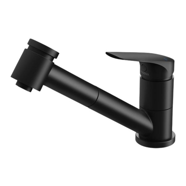 Phoenix Ivy MKII Pull Out Sink Mixer with Veggie Spray Matte Black