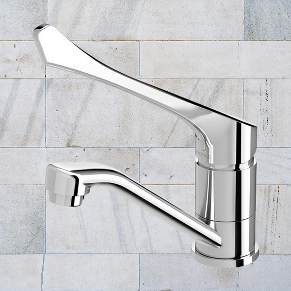 Phoenix Ivy MKII Extended Handle Swivel Basin Mixer Lead Free 6 Star Chrome