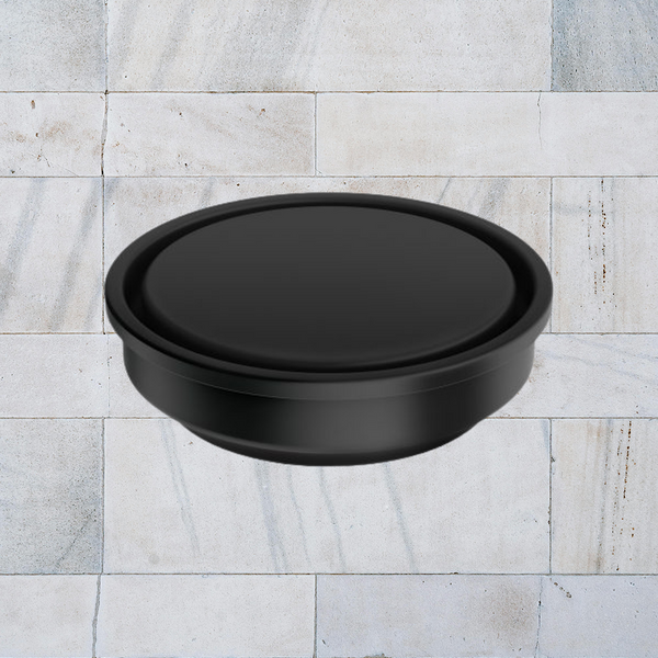 Phoenix Point Drain Round 100mm Outlet 90mm Matte Black