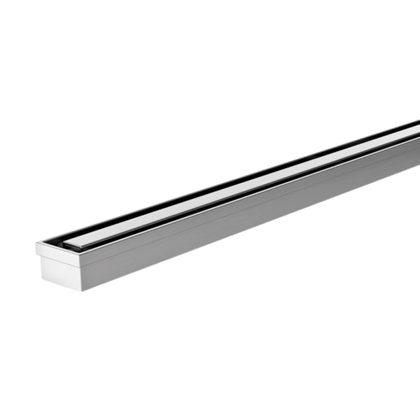 Phoenix Flat Slimline Channel Drain 30x600mm Outlet 65mm Stainless Steel