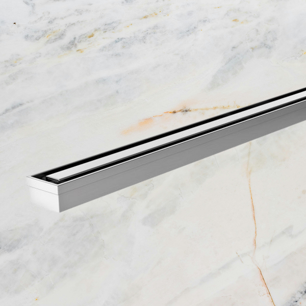 Phoenix Flat Slimline Channel Drain 30x750mm Outlet 65mm Stainless Steel