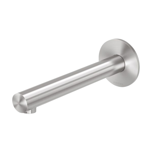 Phoenix Vivid Slimline SS 316 Wall Basin / Bath Outlet 180mm  Stainless Steel