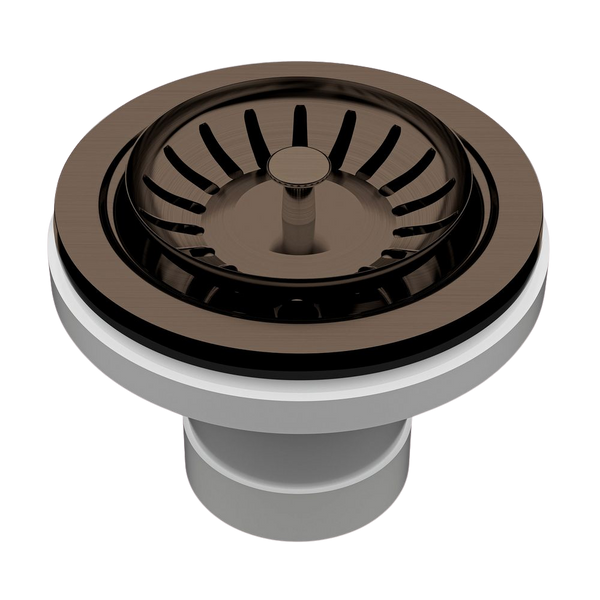 Phoenix 50mm Sink Basket Plug & Waste Brushed Bronze
