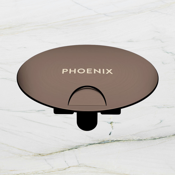 Phoenix 50mm Waste Cover Brushed Bronze