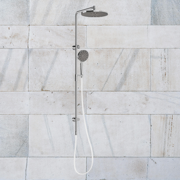 Phoenix NX Vive Twin Shower Chrome White