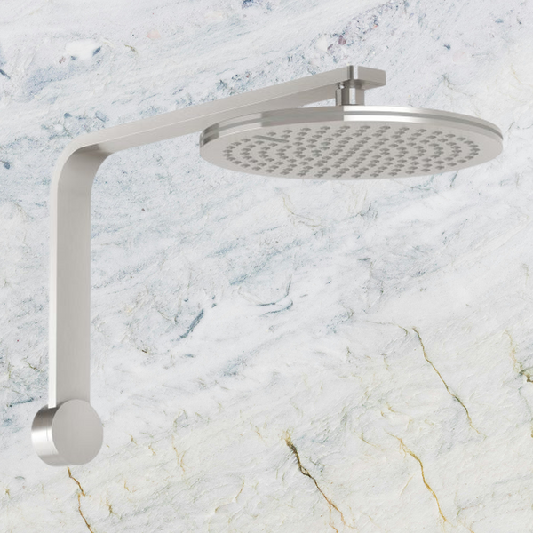 Phoenix NX Quil Shower Arm & Rose Brushed Nickel