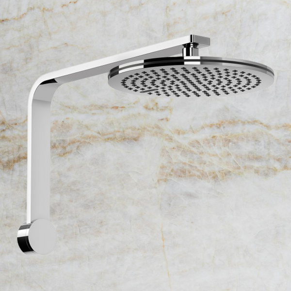 Phoenix NX Quil Shower Arm & Rose Chrome Black